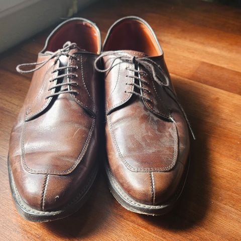 View photo of Allen Edmonds Delrey in Dark Chili Calfskin