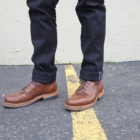 View photo of White's MP-Sherman Plain Toe in Horween British Tan Chromexcel