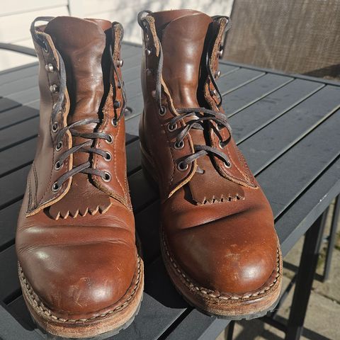 View photo of White's MP-Sherman Plain Toe in Horween British Tan Chromexcel