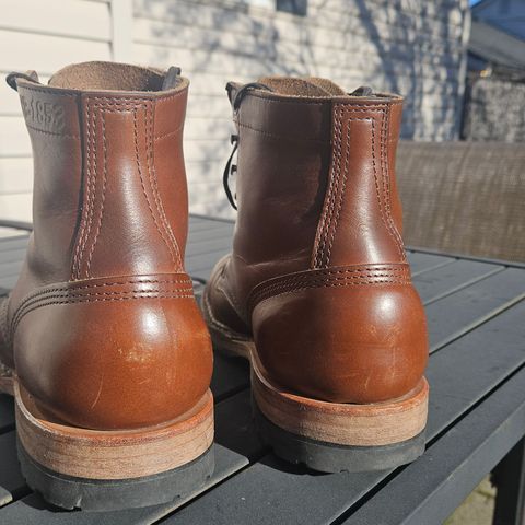 View photo of White's MP-Sherman Plain Toe in Horween British Tan Chromexcel