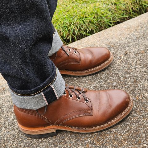 Search result thumbnail of White's MP-Sherman Plain Toe in Horween British Tan Chromexcel