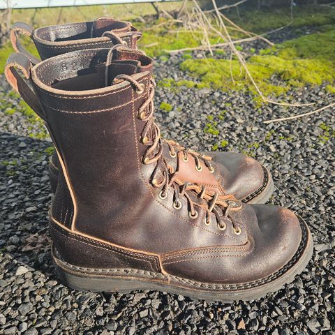 View photo of Nicks x Rose Anvil ND3 in Horween Brown Waxed Flesh & Seidel 1964 Brown