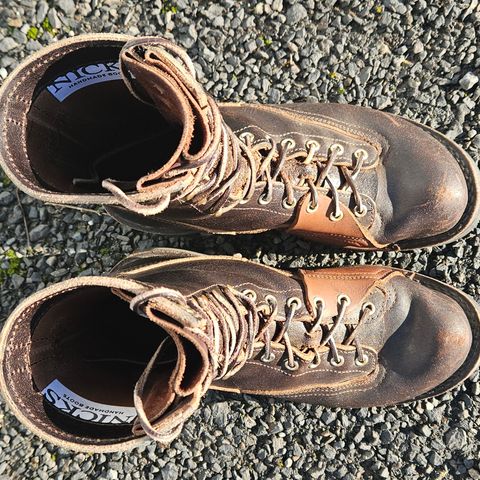 View photo of Nicks x Rose Anvil ND3 in Horween Brown Waxed Flesh & Seidel 1964 Brown