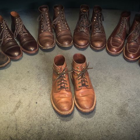 Grant Stone Diesel Boot in Badalassi Carlo Saddle Tan Minerva