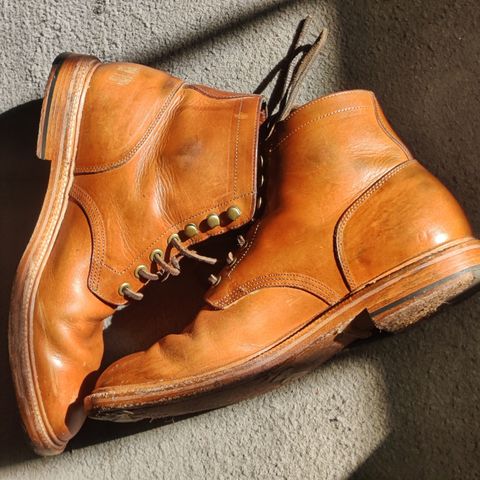 Grant Stone Diesel Boot in Badalassi Carlo Saddle Tan Minerva