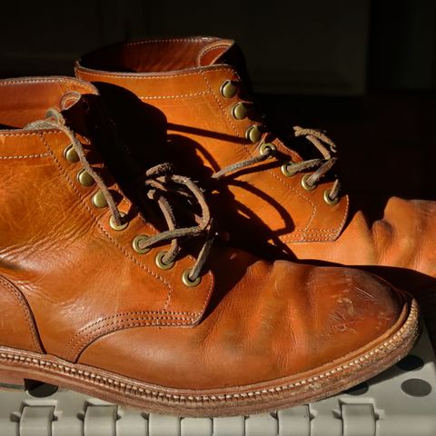 Grant Stone Diesel Boot in Badalassi Carlo Saddle Tan Minerva