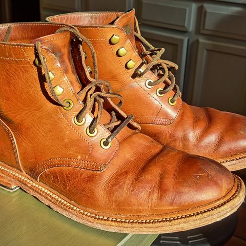 Grant Stone Diesel Boot in Badalassi Carlo Saddle Tan Minerva
