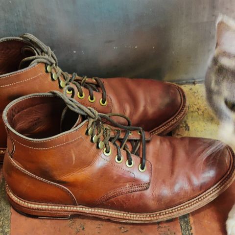 Grant Stone Diesel Boot in Badalassi Carlo Saddle Tan Minerva
