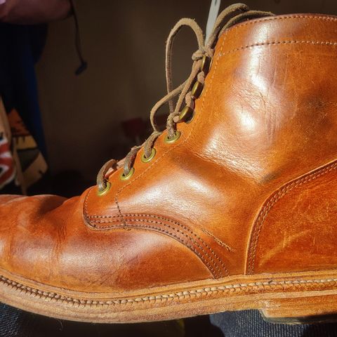 Grant Stone Diesel Boot in Badalassi Carlo Saddle Tan Minerva