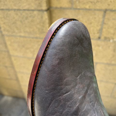 Fortis Antasena Wholecut Side-Zip in Maryam Horsebutt Washed Article with Black Overdye