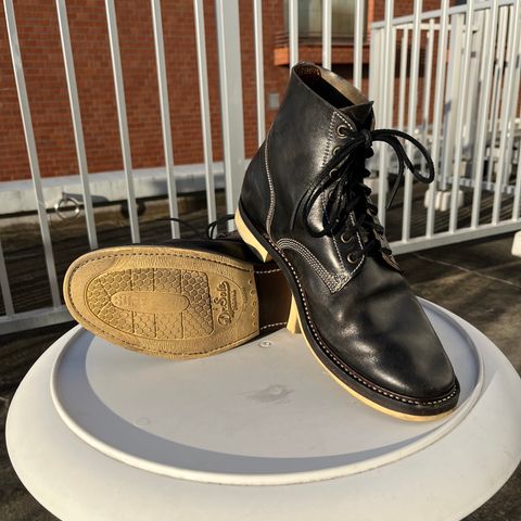 Willie's Handmade Boots Boondocker in Maryam Black Horsebutt