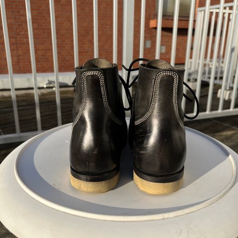 Willie's Handmade Boots Boondocker in Maryam Black Horsebutt