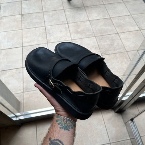 Aurora Shoe Co. Middle English in Horween Black Chromexcel