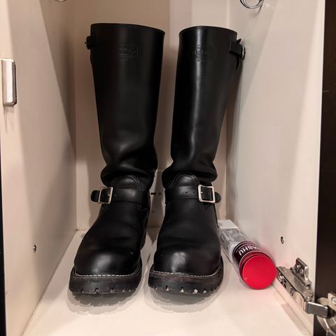 Wesco Boss Engineer Boot in Full Grain Leather