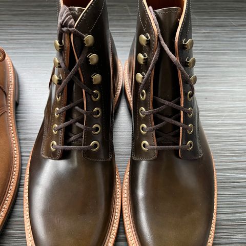 Grant Stone Diesel Boot in Horween Maduro Shell Cordovan