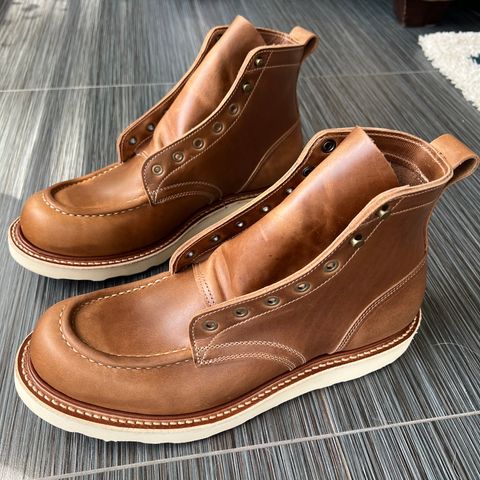 Truman Moc Toe in seidel sesame double shot
