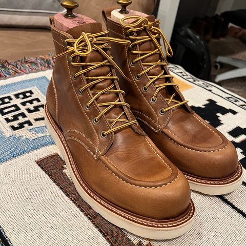 Truman Moc Toe in seidel sesame double shot