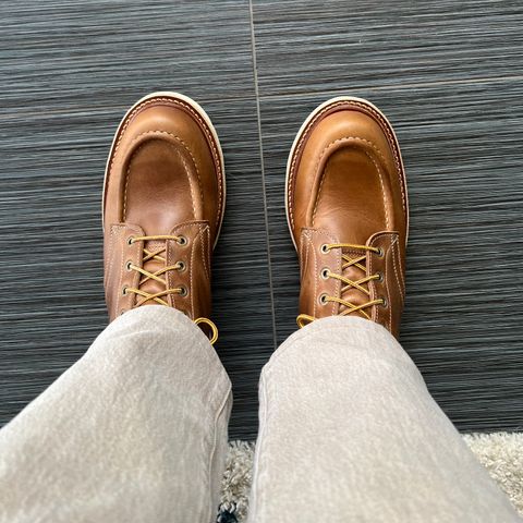 Truman Moc Toe in seidel sesame double shot