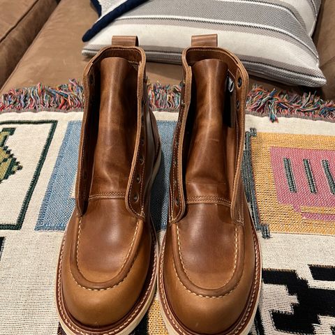 Truman Moc Toe in seidel sesame double shot