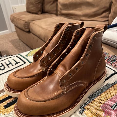 Truman Moc Toe in seidel sesame double shot