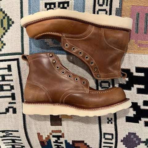 Truman Moc Toe in seidel sesame double shot