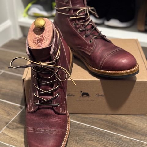Truman Cap Toe Boot in Color 8 Cypress