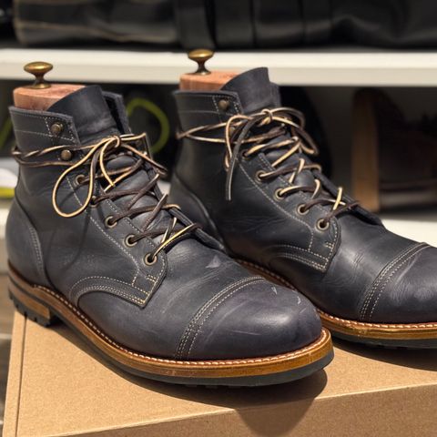 Truman Cap Toe Boot in Seidel Ink Cheaha