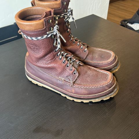 Russell Moccasin South 40 Birdshooter in S.B. Foot Brown Weather Tuff