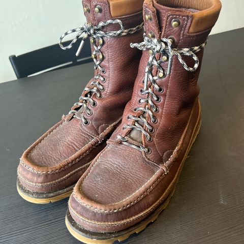 Russell Moccasin South 40 Birdshooter in S.B. Foot Brown Weather Tuff