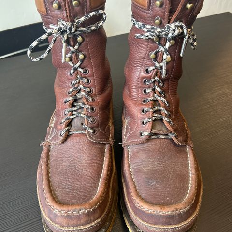 Russell Moccasin South 40 Birdshooter in S.B. Foot Brown Weather Tuff
