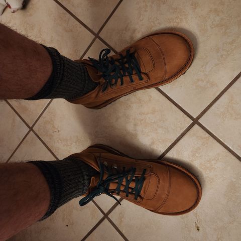 Jim Green African Ranger Barefoot Boot in Fudge Crazy Horse