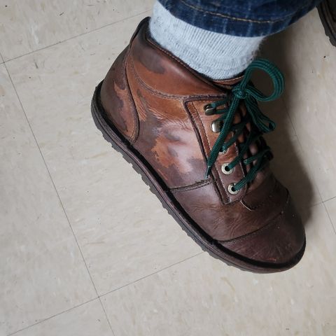 Jim Green African Ranger Barefoot Boot in Fudge Crazy Horse