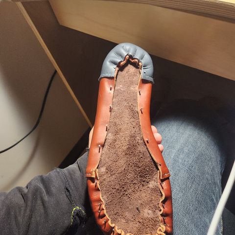 DIY Barefoot Boot in Blue Mt. Majesty Oil Tan & Light Burgundy Wildfire, Summits Edge