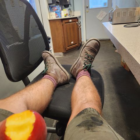 Jim Green African Ranger Barefoot Boot in Hazelnut Veg Retan