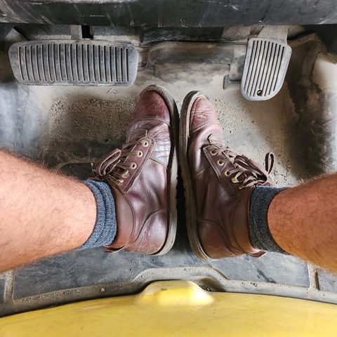 Jim Green African Ranger Barefoot Boot in Hazelnut Veg Retan