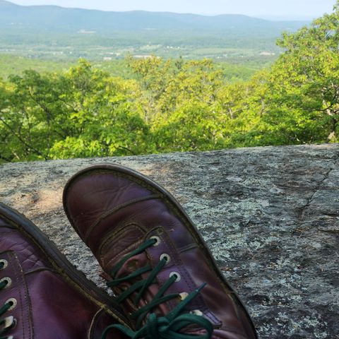 Jim Green African Ranger Barefoot Boot in Hazelnut Veg Retan