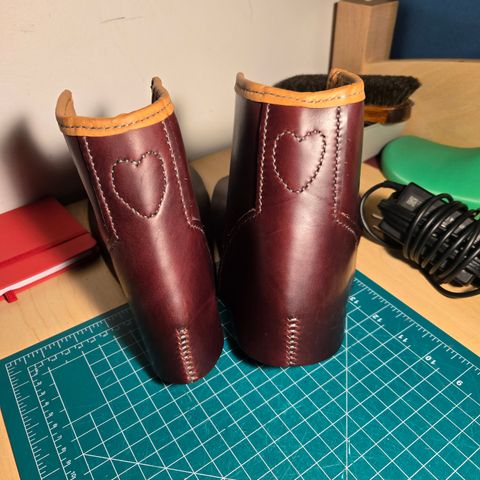 DIY Barefoot Boot in Horween Burgundy Chromexcel