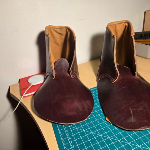 DIY Barefoot Boot in Horween Burgundy Chromexcel