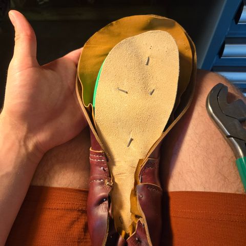 DIY Barefoot Boot in Horween Burgundy Chromexcel