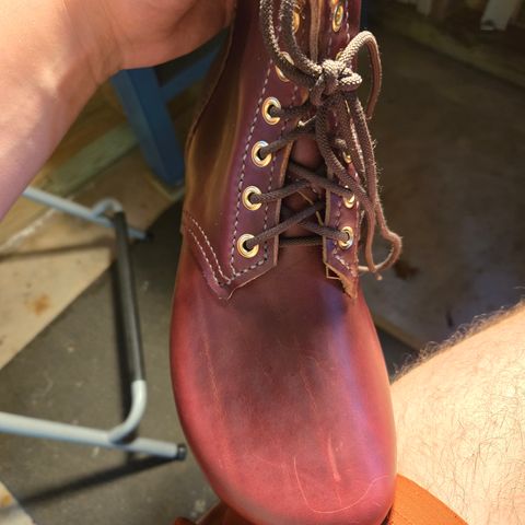 DIY Barefoot Boot in Horween Burgundy Chromexcel