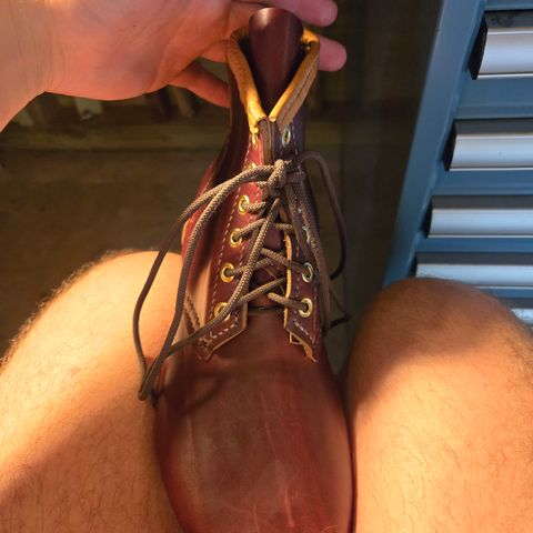 DIY Barefoot Boot in Horween Burgundy Chromexcel