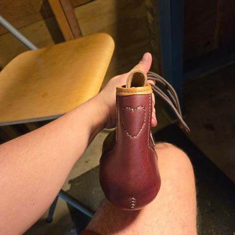 DIY Barefoot Boot in Horween Burgundy Chromexcel