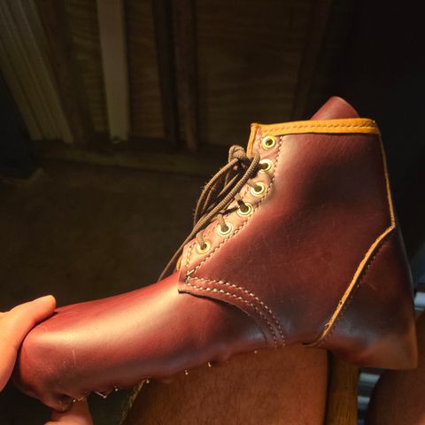 DIY Barefoot Boot in Horween Burgundy Chromexcel
