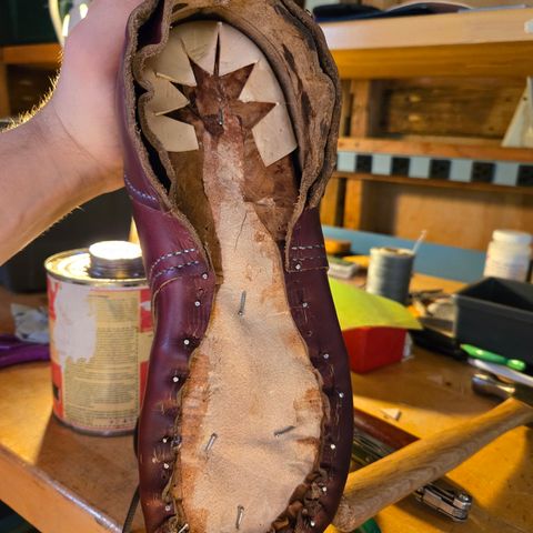 DIY Barefoot Boot in Horween Burgundy Chromexcel