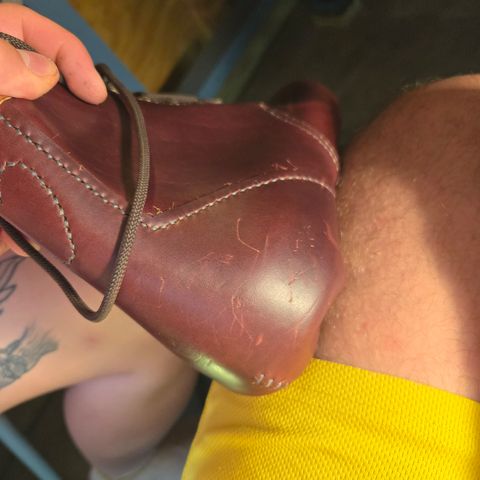 DIY Barefoot Boot in Horween Burgundy Chromexcel