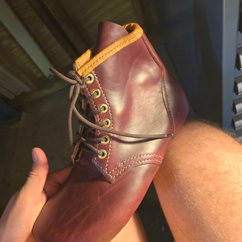DIY Barefoot Boot in Horween Burgundy Chromexcel