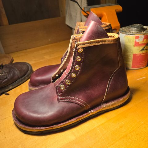 DIY Barefoot Boot in Horween Burgundy Chromexcel