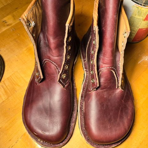 DIY Barefoot Boot in Horween Burgundy Chromexcel