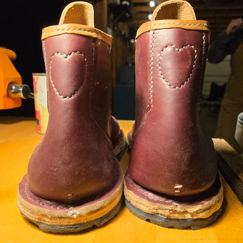 DIY Barefoot Boot in Horween Burgundy Chromexcel