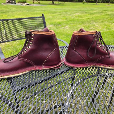 DIY Barefoot Boot in Horween Burgundy Chromexcel